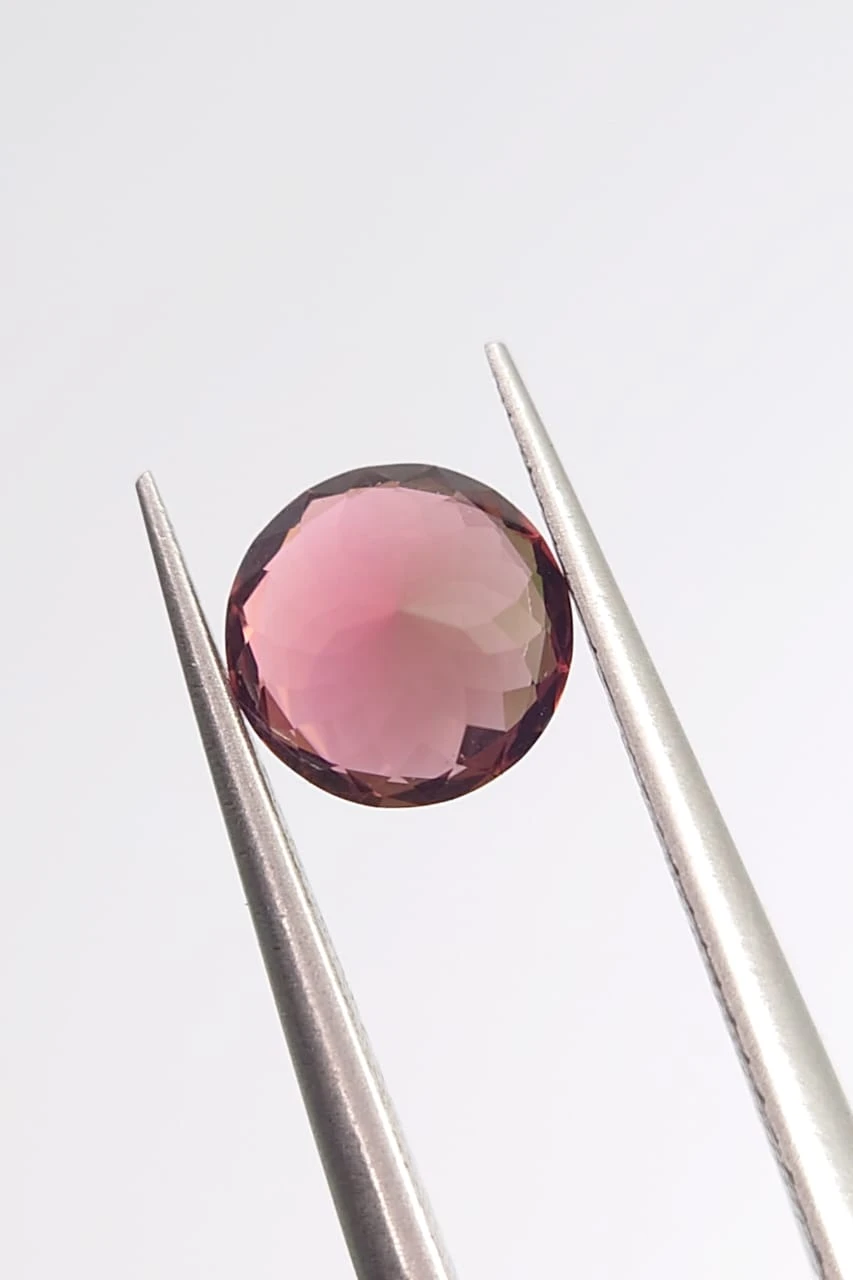 1.15ct Natural Tourmaline Round Cut Loose Gemstone from Afghanistan — view 5